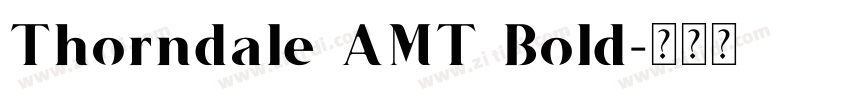 Thorndale AMT Bold字体转换 Thorndale AMT Bold字体转换
